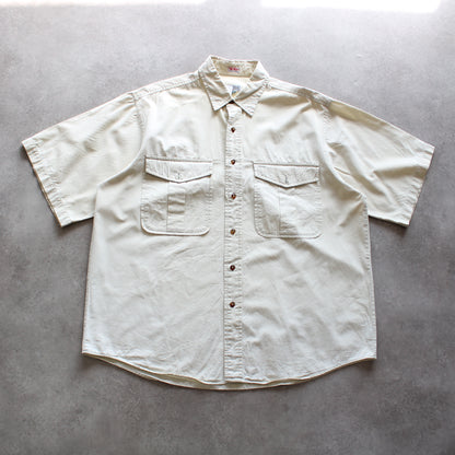 Celio Short Sleeve Utility Shirt – Beige (Man-XL)