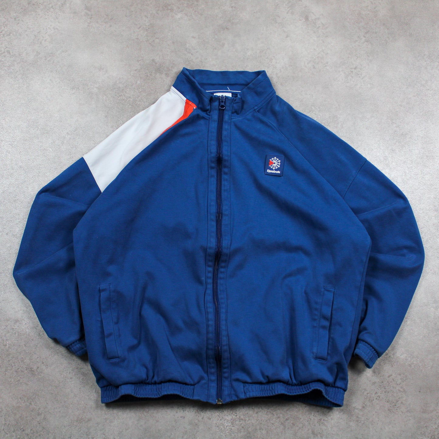 Reebok Pullover mit durchgehendem Reißverschluss (Herren, L) 