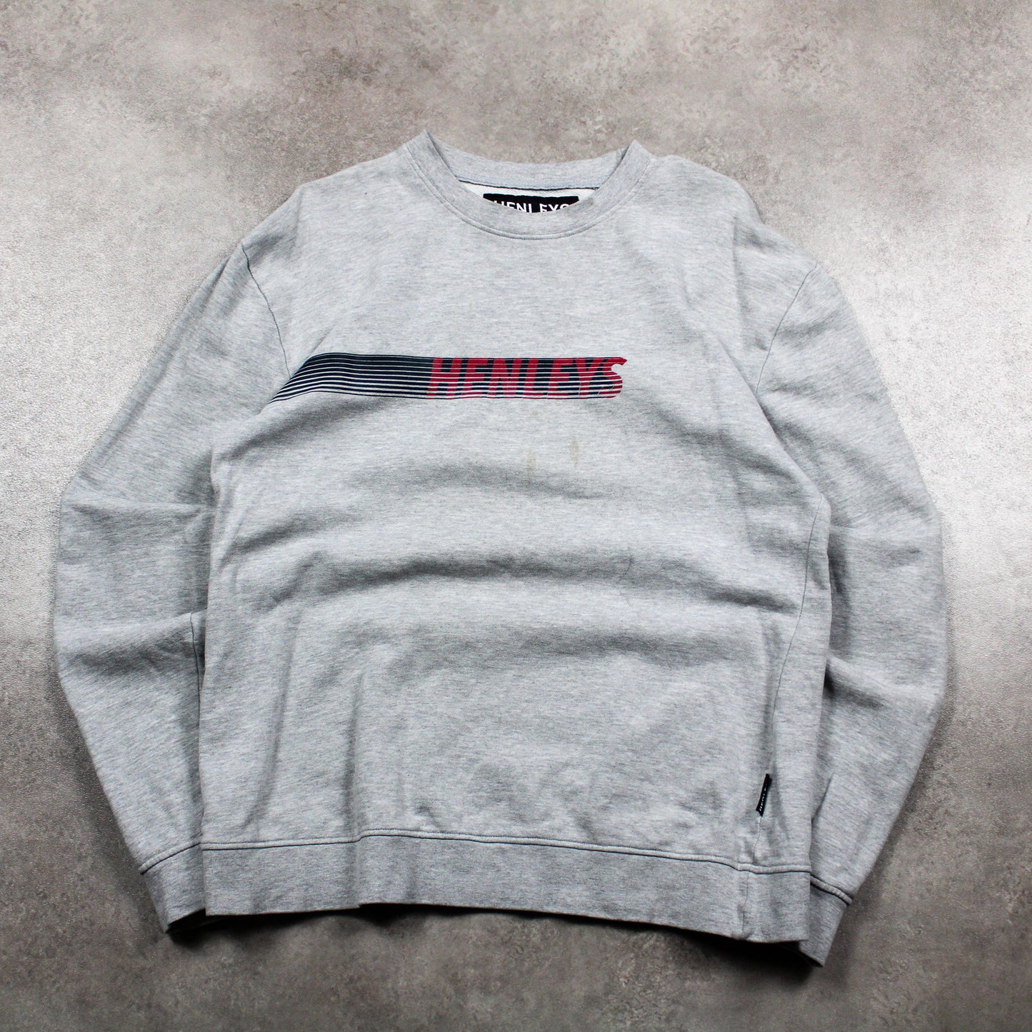 Henleys Rundhalspullover (Herren-S) (GEFLECKT) 