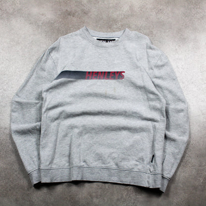 Henleys Rundhalspullover (Herren-S) (GEFLECKT) 