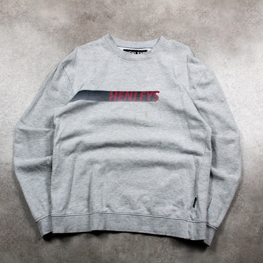Henleys Rundhalspullover (Herren-S) (GEFLECKT) 
