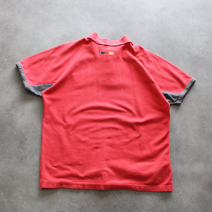 Deutscher Fußball-Bund Polo Shirt – Red/Grey (Man-M)