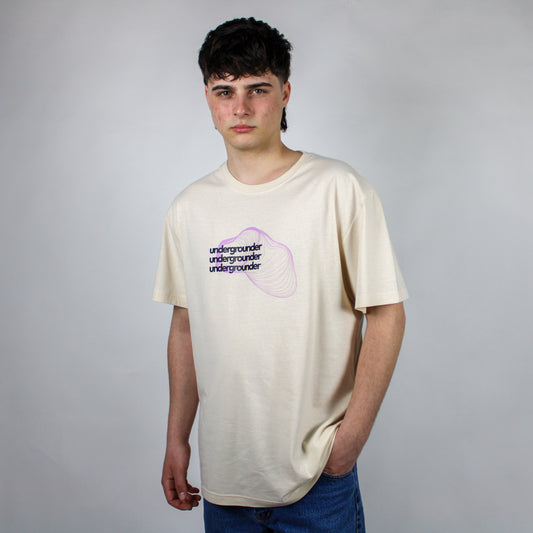 T-Shirt mit „Undergrounder Sand Middle“-Print 