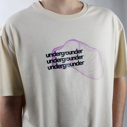 T-Shirt mit „Undergrounder Sand Middle“-Print 
