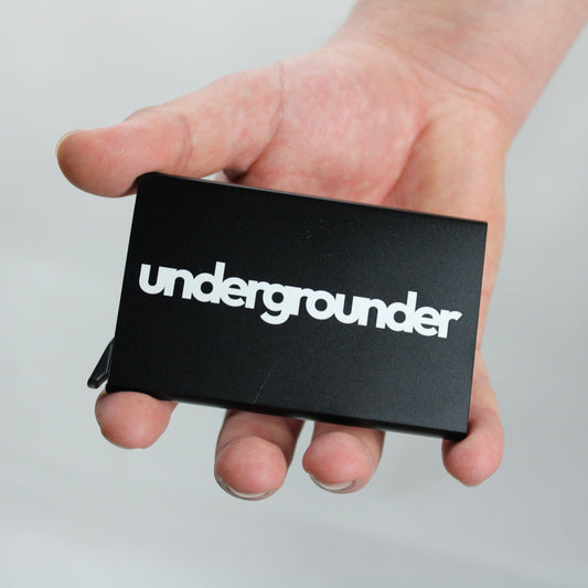 Undergrounder-Kartenhalter [schwarze Schriftart]