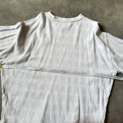 Rvni Cream Monogram All-Over Print Long Sleeve XXL