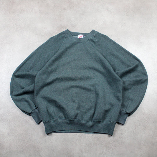 Jerzees Rundhalspullover (Herren-XL) 