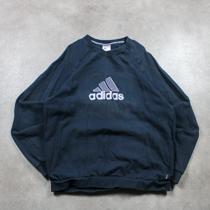 Adidas Rundhalspullover (Herren-2XL) 