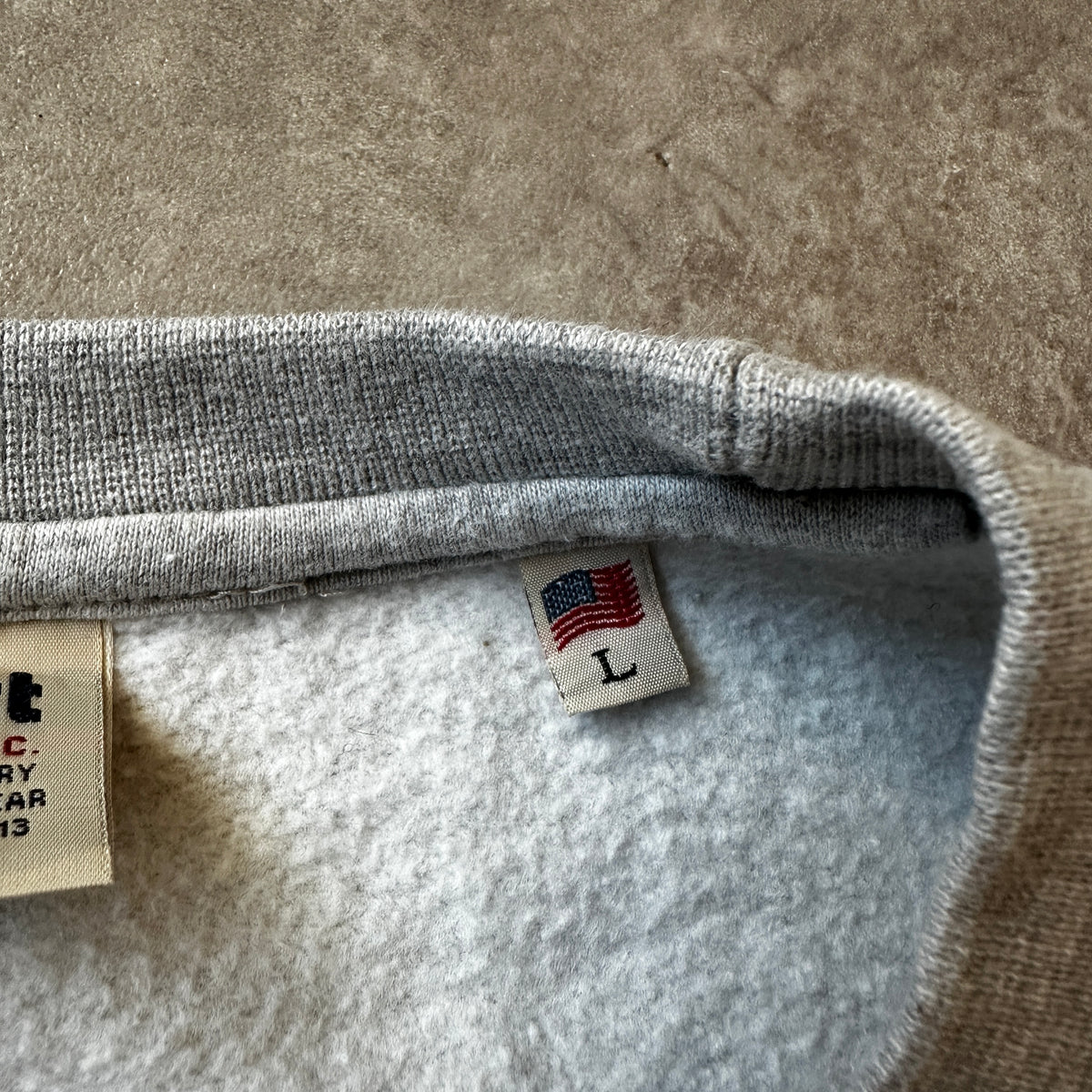 Schott Bros Inc. Grey NYC 1913 Graphic Crewneck L