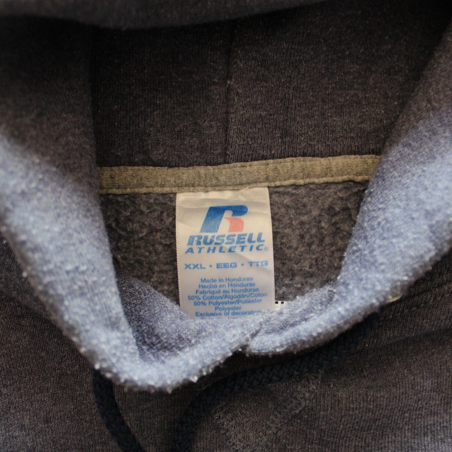 Russell Athletic Vintage Hoodie – Blue (Man-XXL)