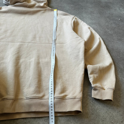 Leger Beige Small Chest Logo Hoodie L