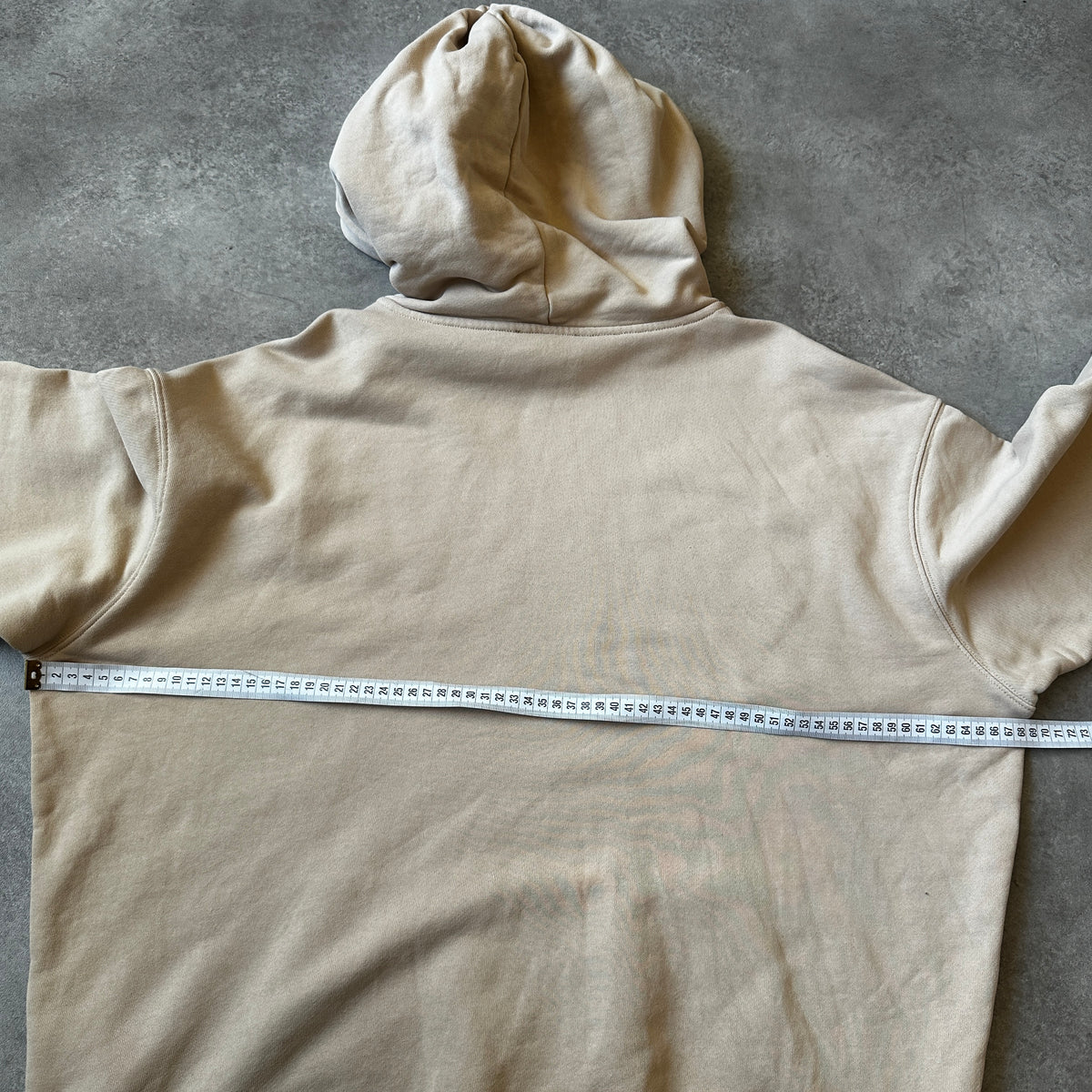 Leger Beige Small Chest Logo Hoodie L