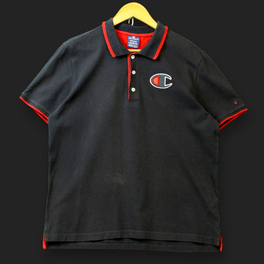Champion – Poloshirt mit großem Logo