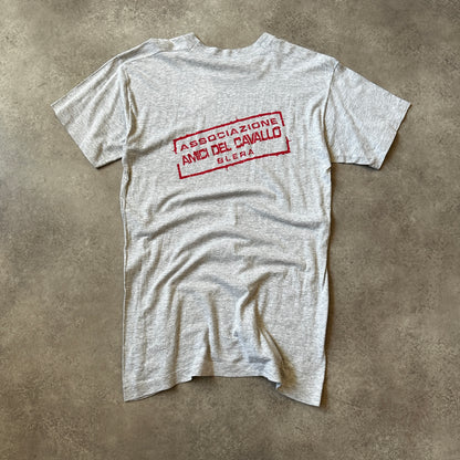 Screen Stars Grey "Don't Panic" Graphic T-Shirt M