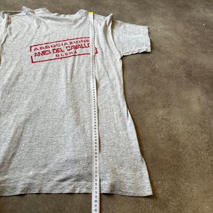 Screen Stars Grey "Don't Panic" Graphic T-Shirt M