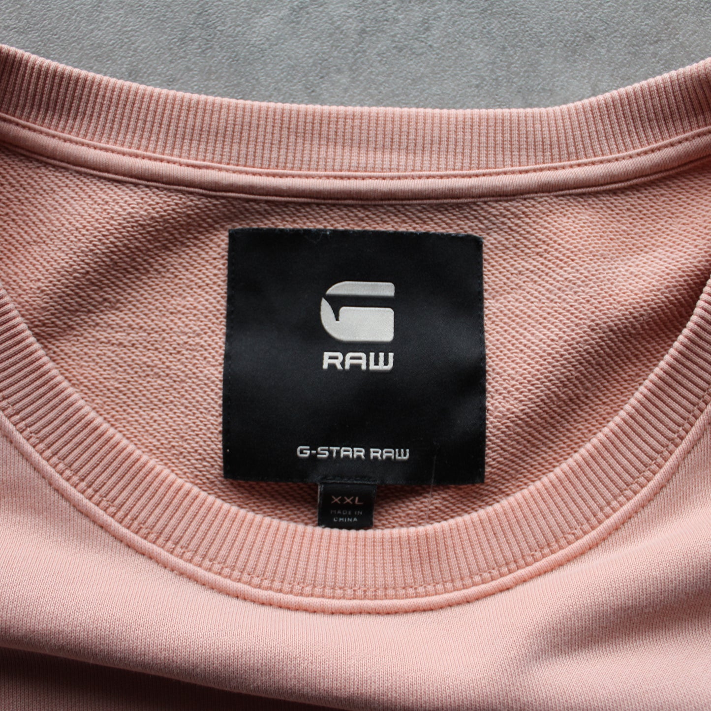 G-Star RAW Sweatshirt – Dusty Pink Oversized Fit (Man-XXL)