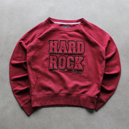 Hard Rock Cafe Lisbon Sweatshirt – Burgundy (Woman-S)