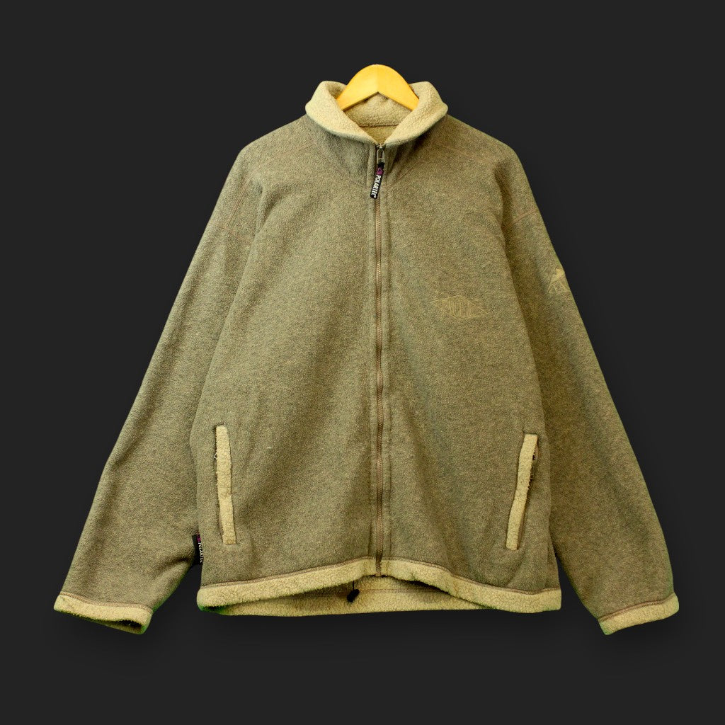 Faccio Vintage Polarfleece mit durchgehendem Reißverschluss