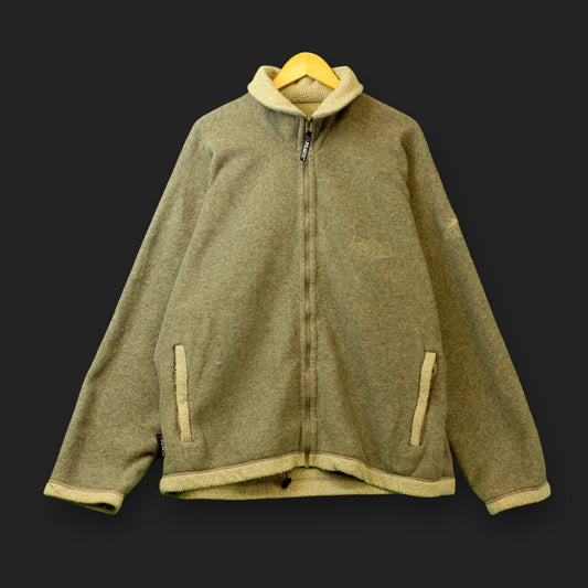 Faccio Vintage Polarfleece mit durchgehendem Reißverschluss
