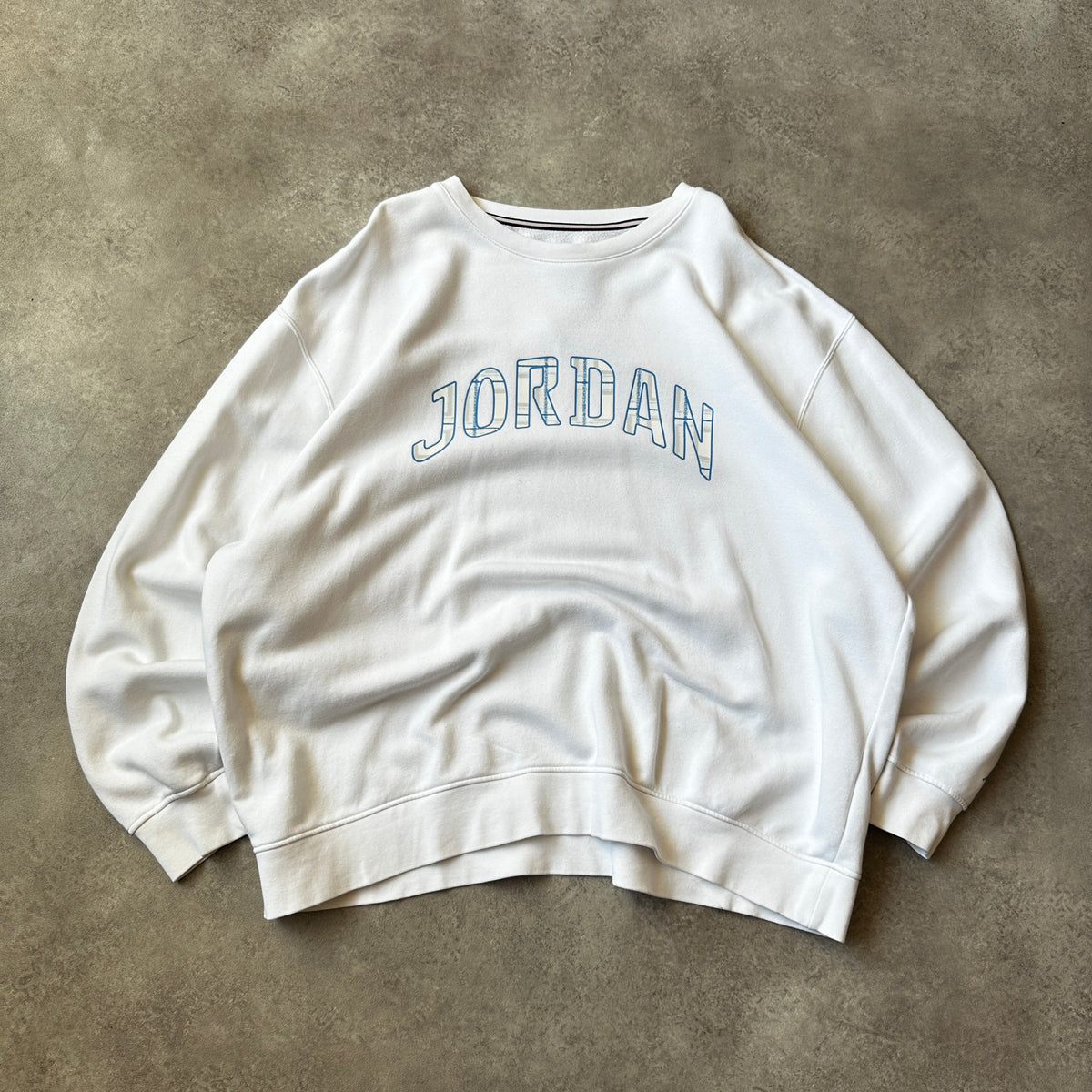 Jordan White Arch Logo Crewneck XXL