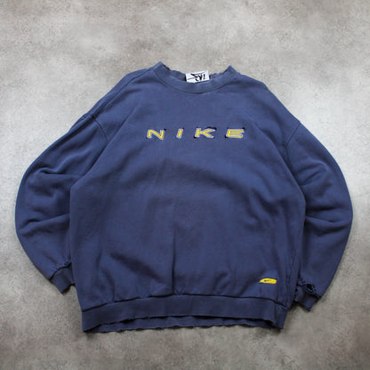 Nike Vintage Rundhalspullover (Herren-L) [DISTRESSED] 