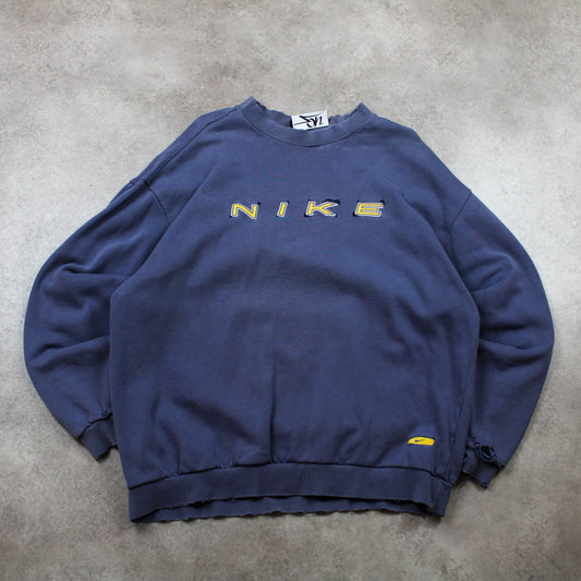 Nike Vintage Rundhalspullover (Herren-L) [DISTRESSED] 