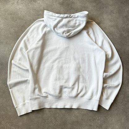 Gant White Shield Logo Hoodie XXL