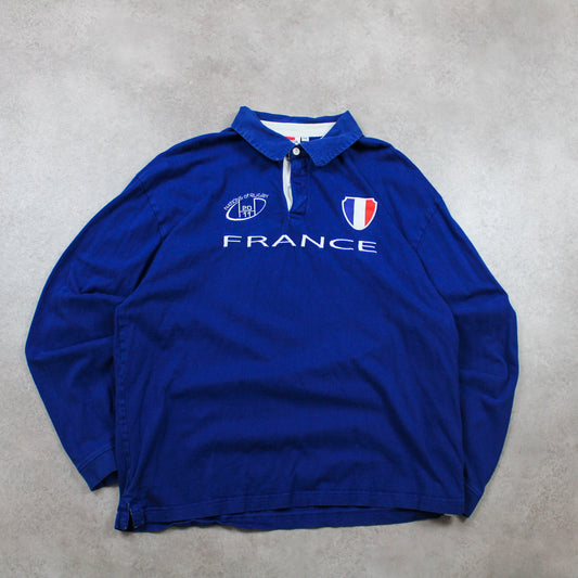 Nations of Rugby France Polo Shirt (Men-XXL)