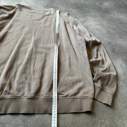 Boss Taupe Small Chest Patch Logo Crewneck XXL