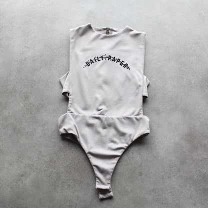 Daily Paper Grey Bodysuit – Logo Front (Woman-L