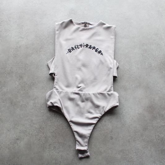 Daily Paper Grey Bodysuit – Logo Front (Woman-L
