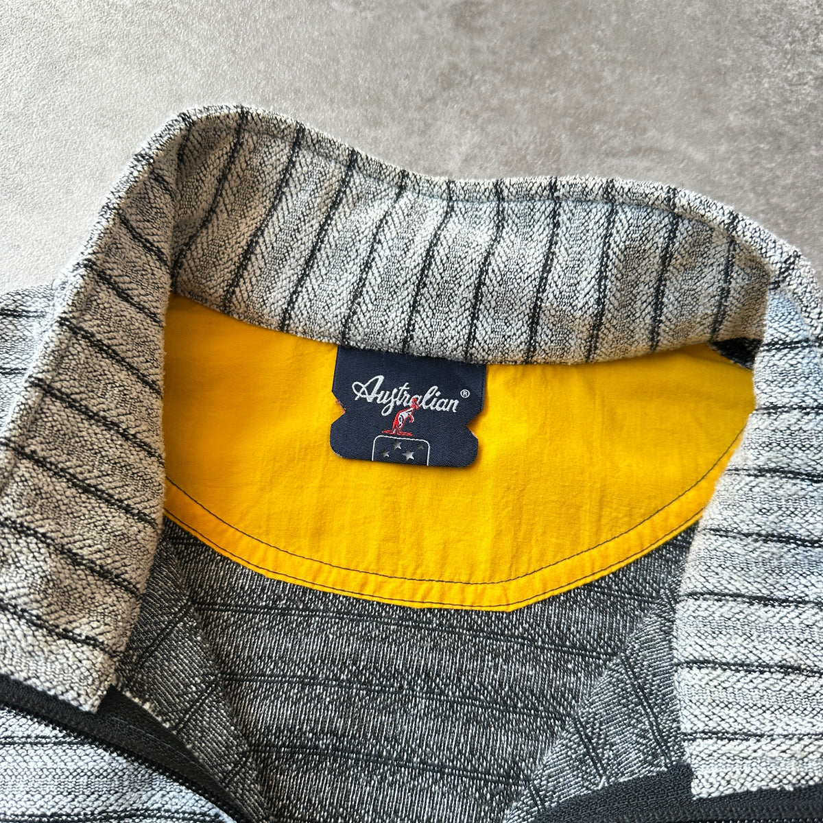 Australian Grey Striped Zip Track Jacket XL