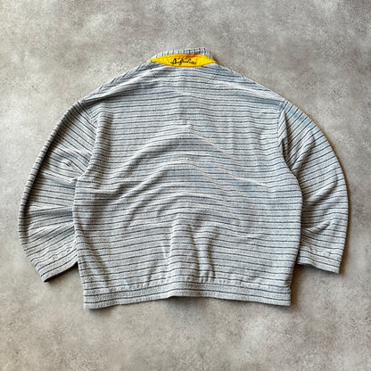 Australian Grey Striped Zip Track Jacket XL