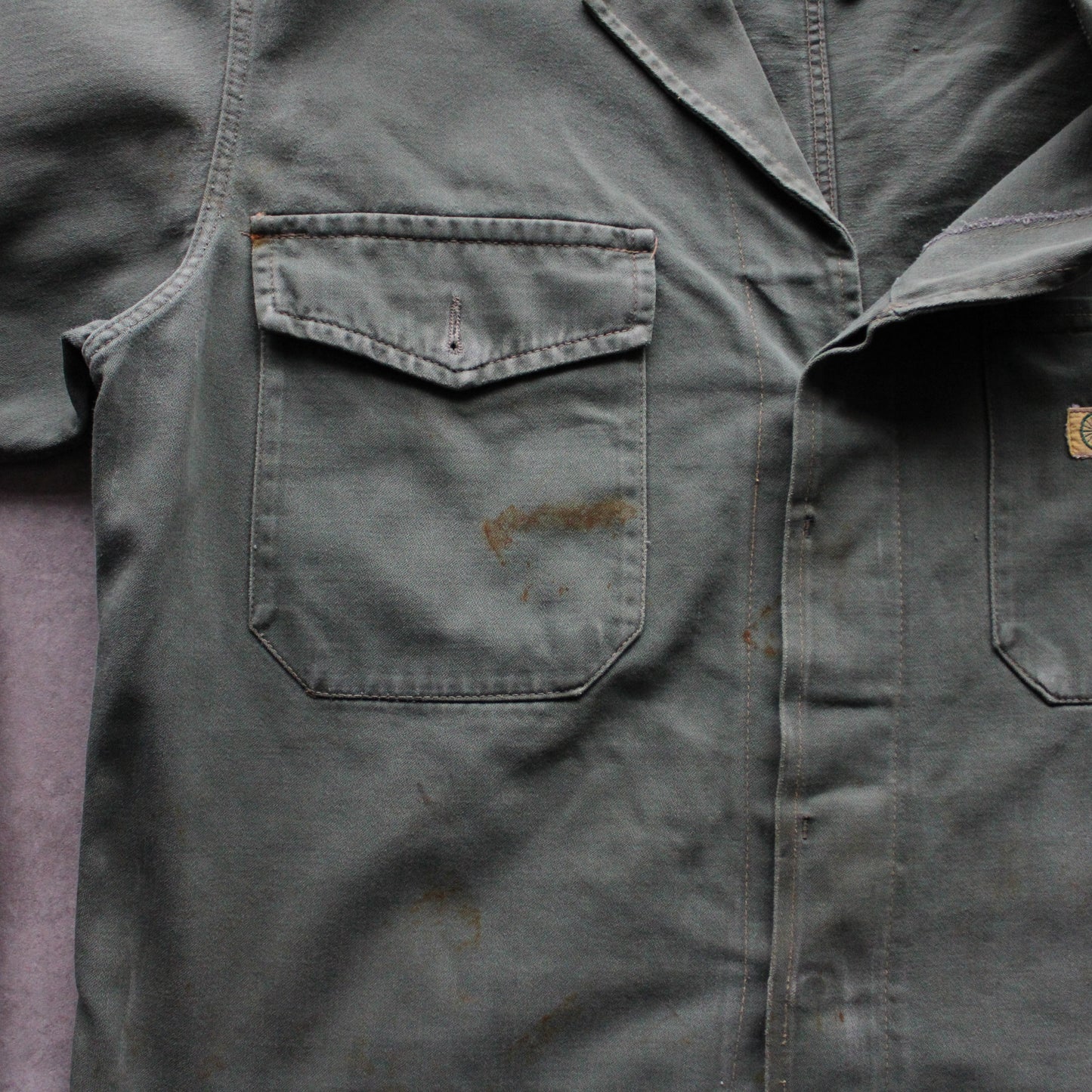 Marsum Vintage Workwear Jacket – Green Utility (Man-M, Flawed)