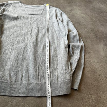 Tom Tailor Light Grey V-Neck Sweater L
