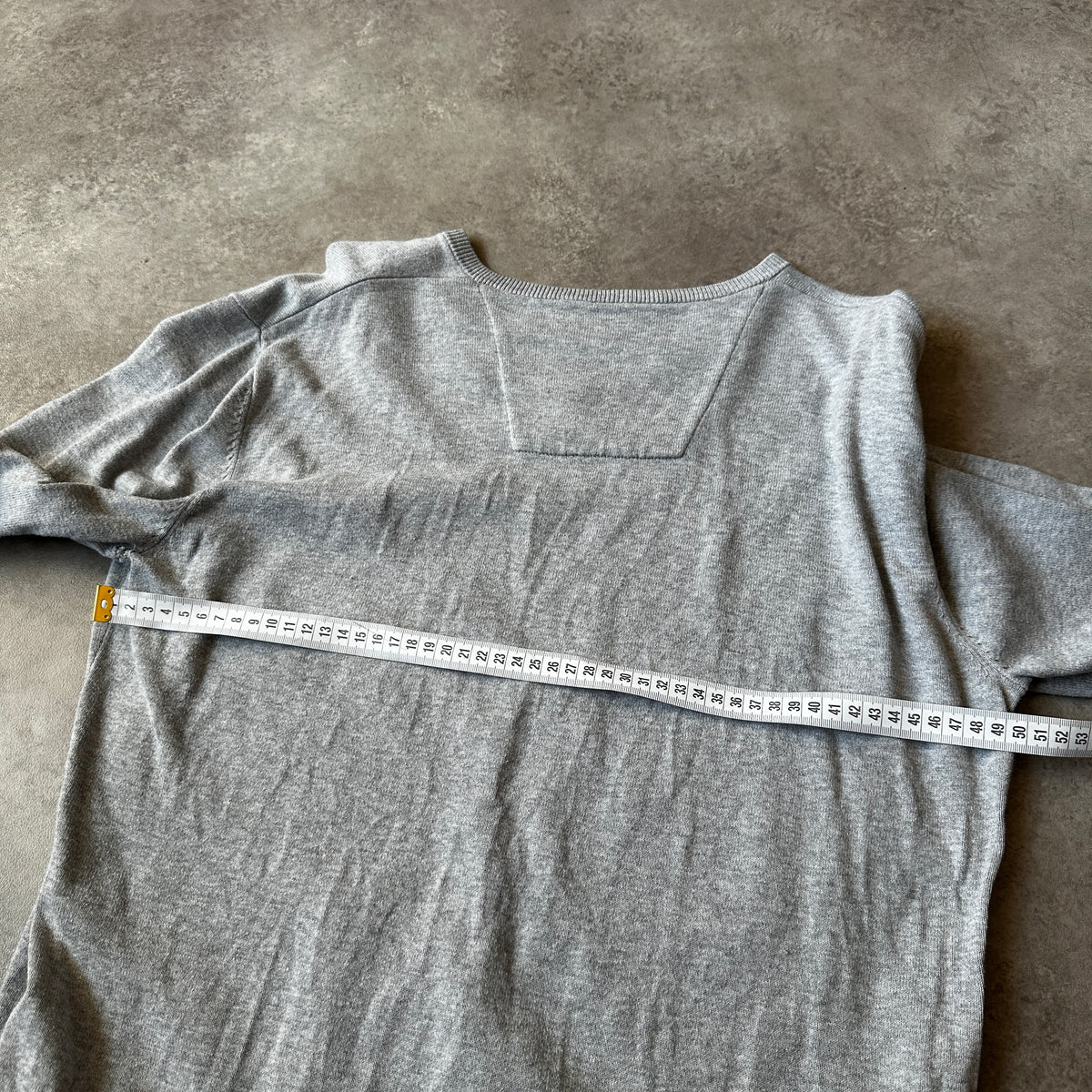 Tom Tailor Light Grey V-Neck Sweater L