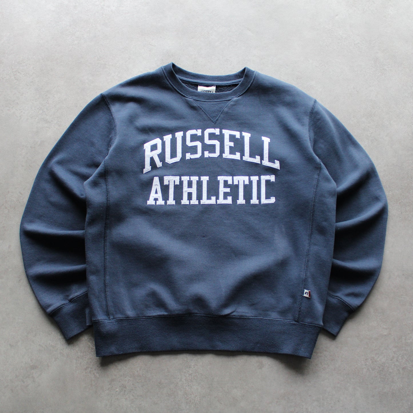 Russell Athletic Vintage Sweatshirt – Navy (Man-XS)