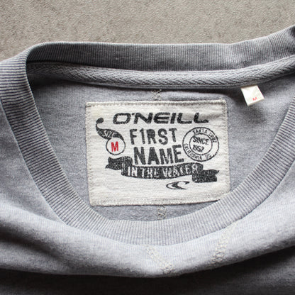 O’Neill Embroidered Logo Long Sleeve Tee – Light Grey (Man-M)