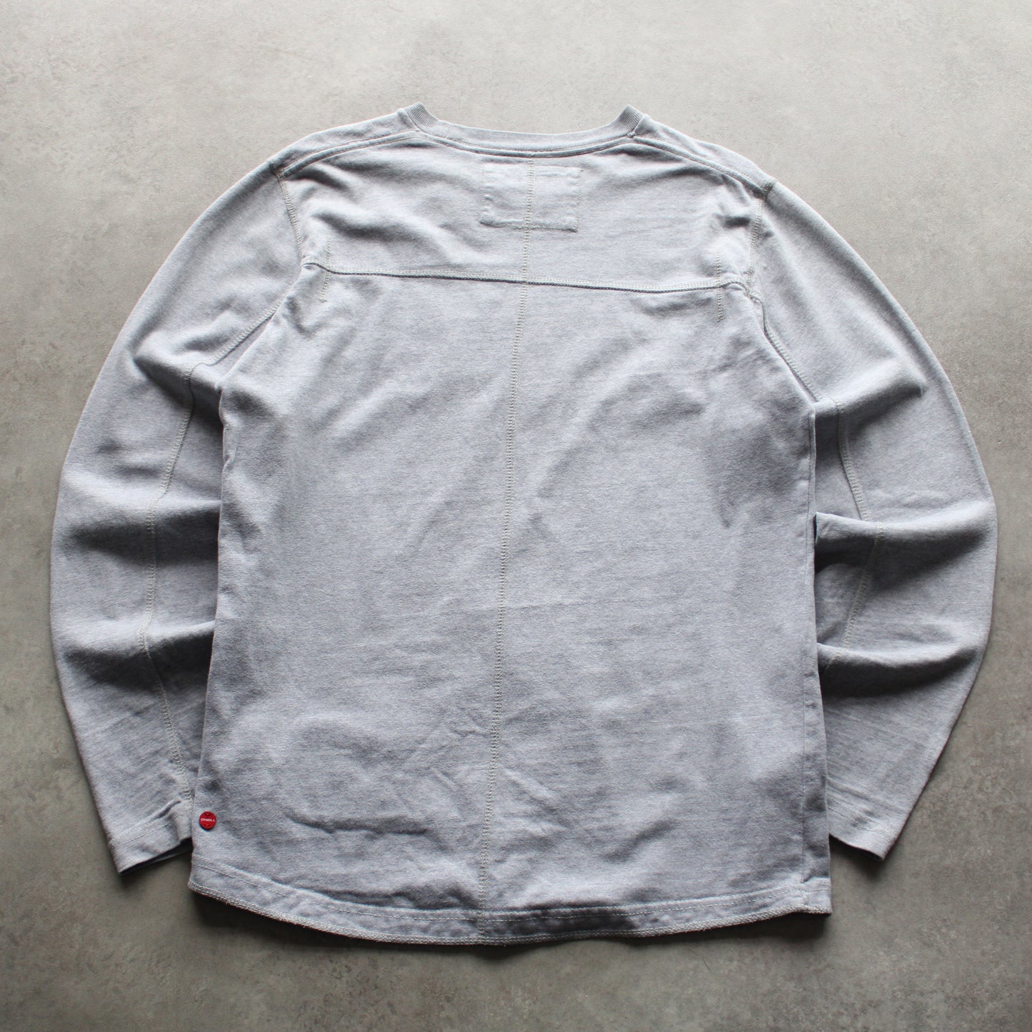 O’Neill Embroidered Logo Long Sleeve Tee – Light Grey (Man-M)