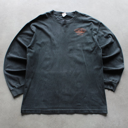 Route 66 “Live to Ride” Vintage Long Sleeve Tee – Black (Man-L)