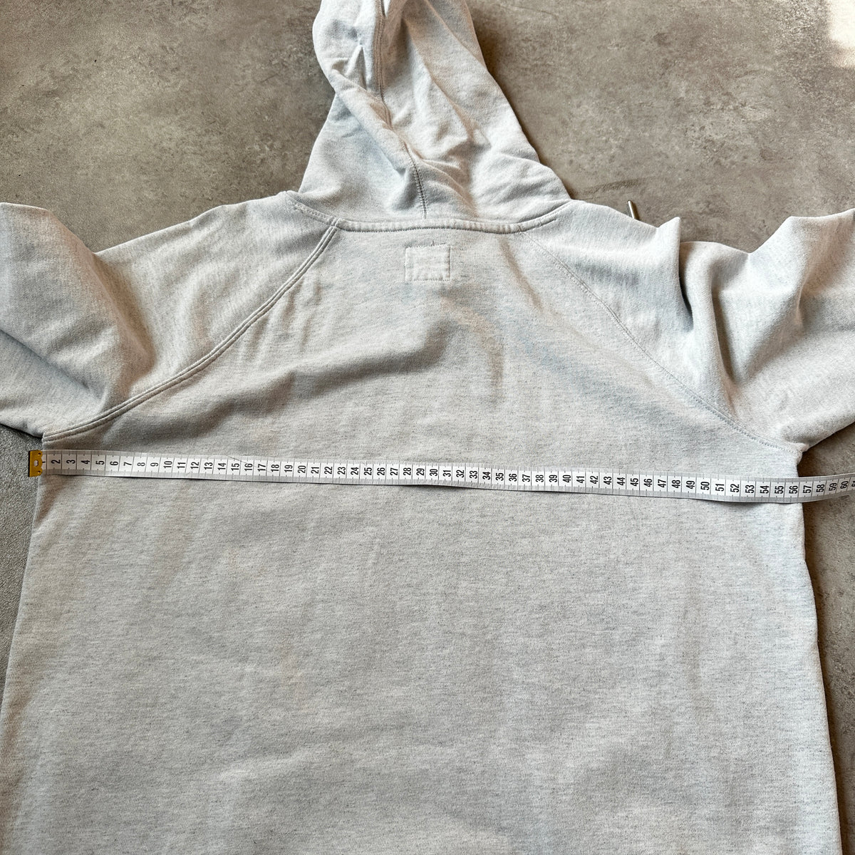 Champion Grey Outlined Script Logo Hoodie XL