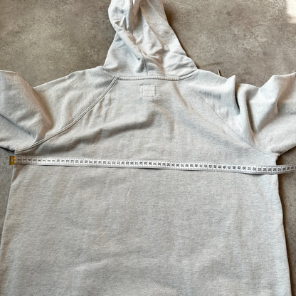 Champion Grey Outlined Script Logo Hoodie XL