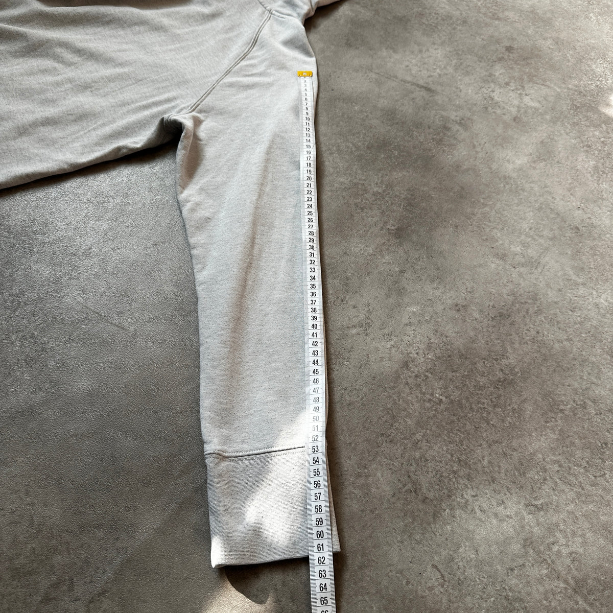 Champion Grey Outlined Script Logo Hoodie XL