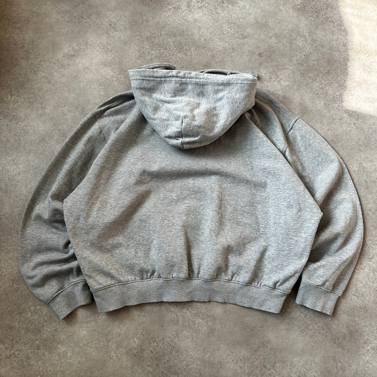 DEF Grey Box Logo Hoodie M