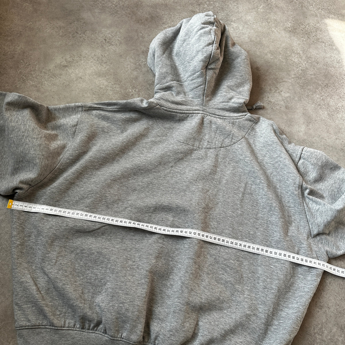 DEF Grey Box Logo Hoodie M
