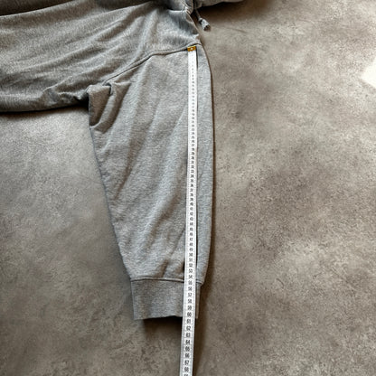 DEF Grey Box Logo Hoodie M
