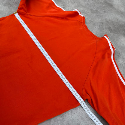 Adidas Orange Three Stripe Sweatshirt XL