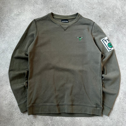 Chiemsee Olive Green Small Chest Logo Crewneck S