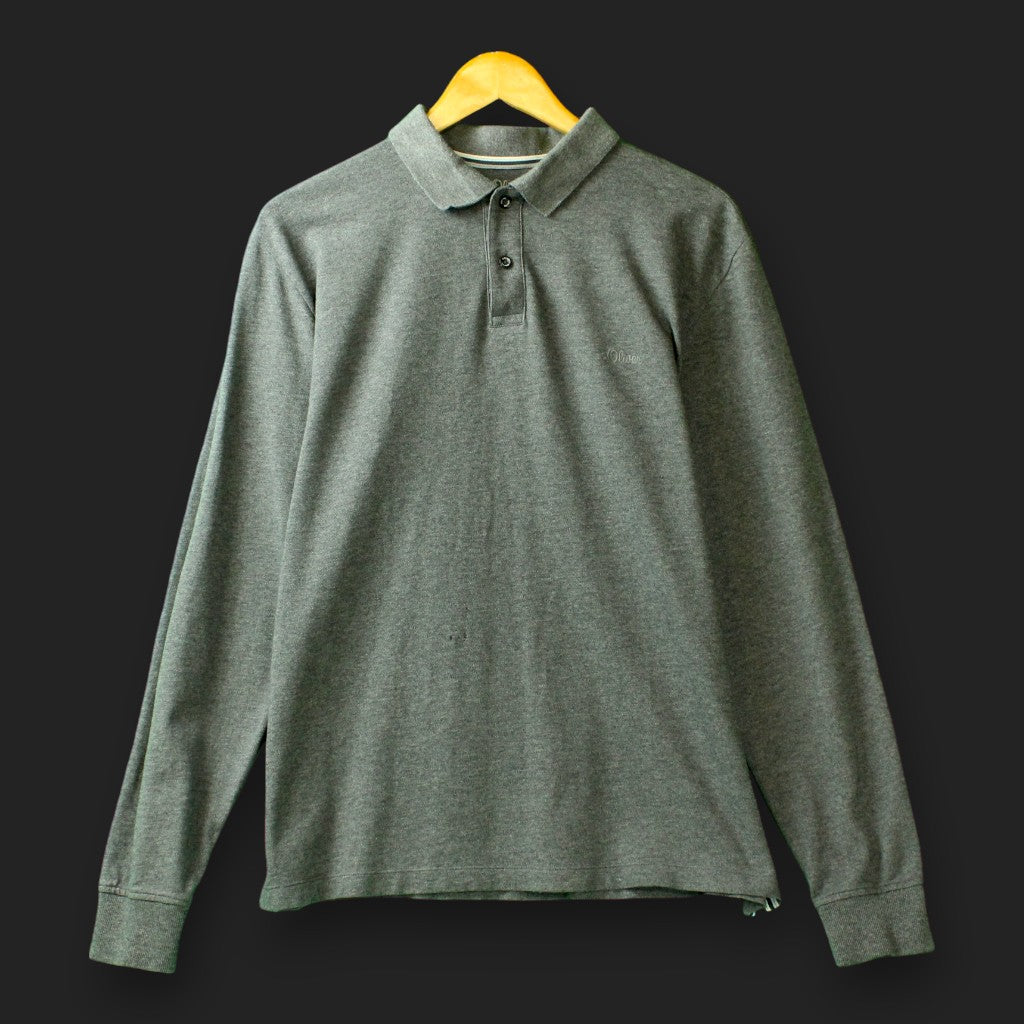 s.Oliver Langarm-Poloshirt