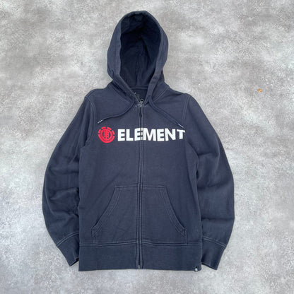 Element Black Zip Hoodie XS